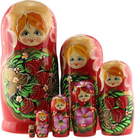 Azhna Декоративна Кукла от Дърво 22см