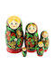 Azhna Decorative Porcelain Doll Made of Wood 10.5cm