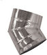 Colțar Coș De Fum Sobă Galvanizat 0.5mm Întărit Φ150 Inoxshell
