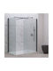 Karag Walkin 2 Partea Fixă Duș 90x200cm Nai Negru 5206836663050