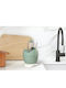 Max Home Сушилник за прибори от пластмаса Зелен 15x26.5x26.5см