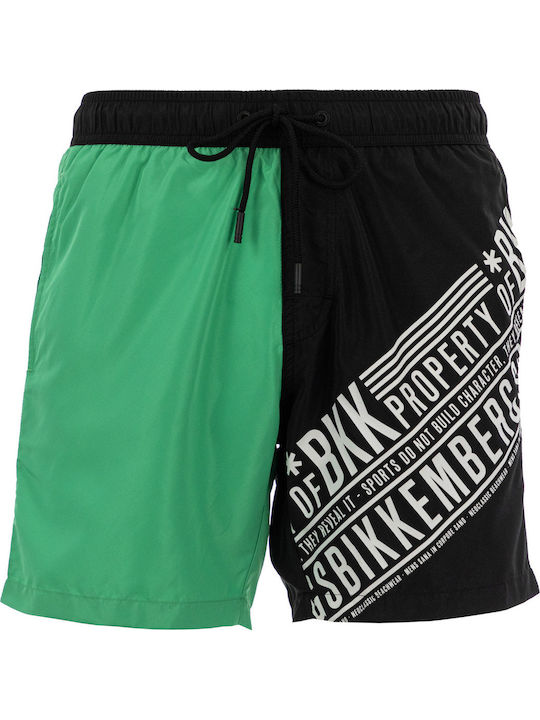 Ανδρικό Μαγιό Βερμούδα Green Black