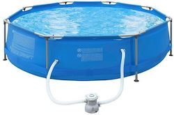 Piscină Rotundă Cu Cadru Metalic