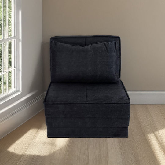 Thales Armchair Bed Gray 110x85x90cm