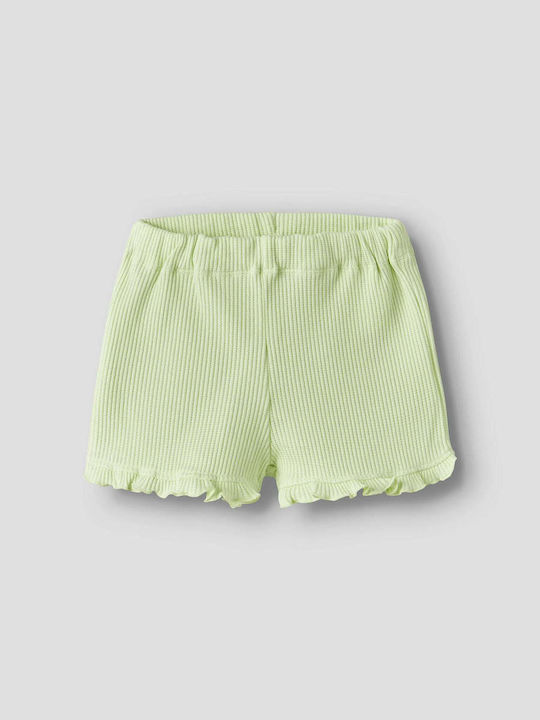 Name It Kids Fabric Shorts/Bermuda Light Green