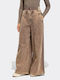 Damen Zeichenfolge Hose Braun