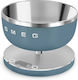Smeg Digital Kitchen Scale with Bucket up to 5kg Blue