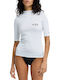 Billabong Tropic Surf Women's Short Sleeve Sun Protection Shirt White