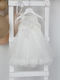 Bambolino Fani1830 White Baptism Dress Made of Lace