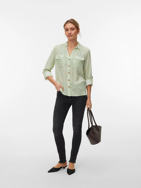 Vero Moda Langärmeliges Damenhemd Mistletoe