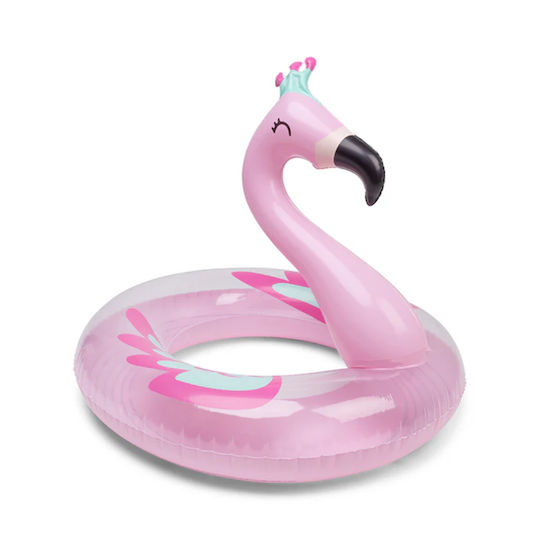 Swim Essentials Kids' Swim Ring Flamingo Pink Dreamscape Diameter 95 Cm