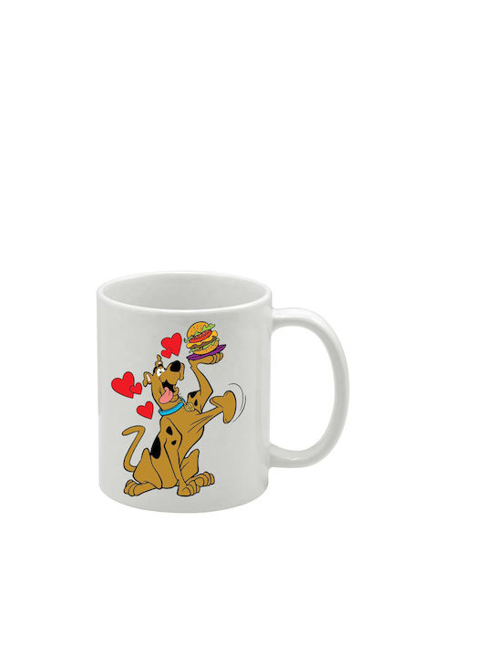 Λευκή Κούπα Scooby Doo
