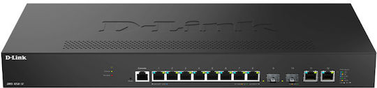 D-Link DMS-1250-10S Managed L2 Switch με 8 Θύρες Gigabit (10Gbps) Ethernet και 2 SFP Θύρες