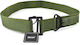 Durable Operational Fabric Belt Tactical Molle Military Type 125 × 3.8cm Metal Clip & Velcro Mcan W1 – Green