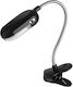 Buchlampen LED mit Klemme Schwarz