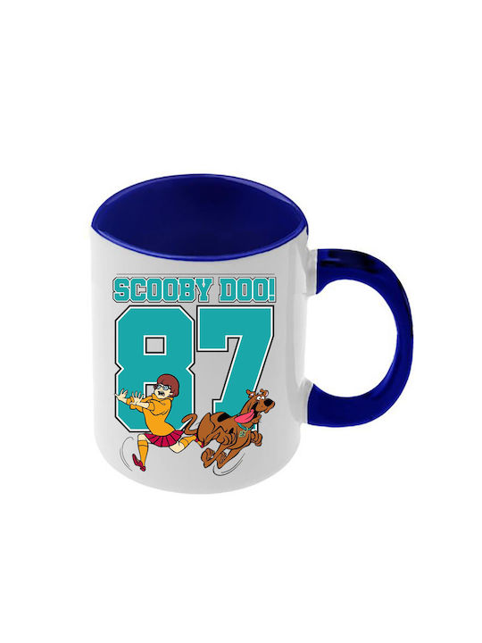 Κούπα Scooby Doo Σκούρα Μπλε Λαβή Εσωτερικό