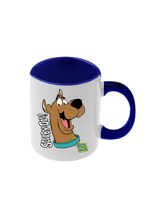 Κούπα Scooby Doo Σκούρα Μπλε Λαβή Εσωτερικό