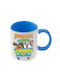 Scooby Doo Mug Blue Handle Interior