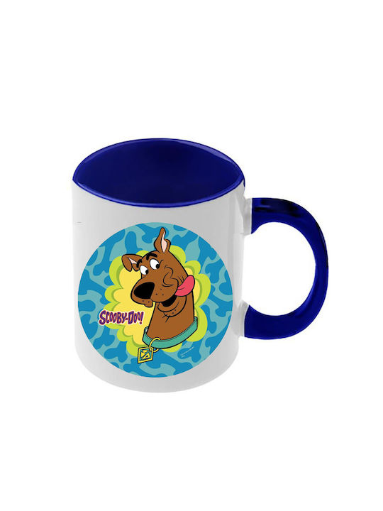 Κούπα Scooby Doo Σκούρα Μπλε Λαβή Εσωτερικό