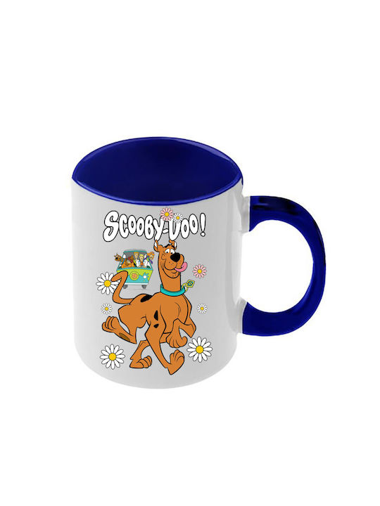 Κούπα Scooby Doo Σκούρα Μπλε Λαβή Εσωτερικό