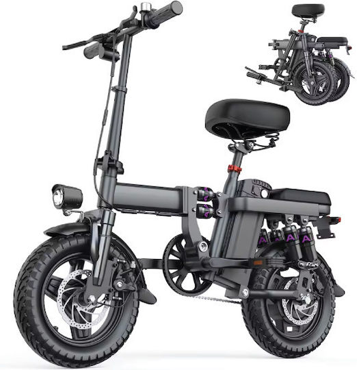 DYU UPlee GE5 14 14" Черно Сгъваем Електрически Градски Велосипед
