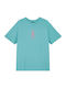 T-shirt Τιρκουάζ