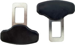 Set 2 Catarame Centură Siguranță Auto Metal Plastic Dimensiune 6 X 5.5 Cm Negre