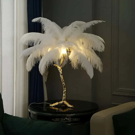 Alista Home Table Lamp for E27 Fitting with White Shade and Base