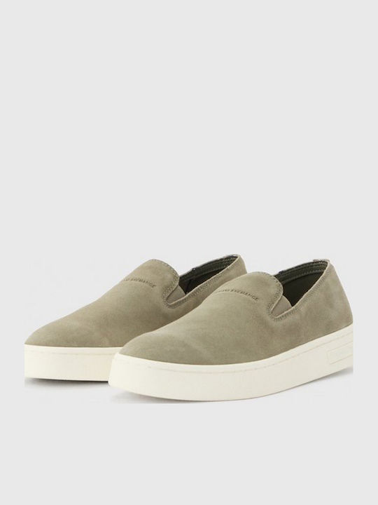 Armani Exchange Мъжки Slip-On Зелени