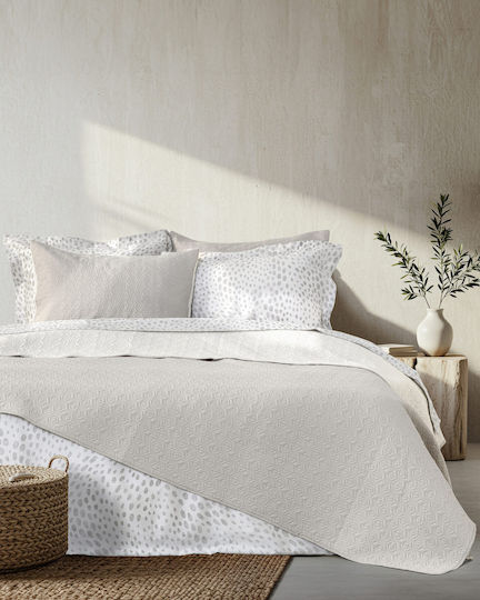 Nima Orion Σετ Κουβερλί Μονό Microfiber Sand Beige 160x240cm