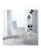 Lunelle White Armchair 71x80x95cm