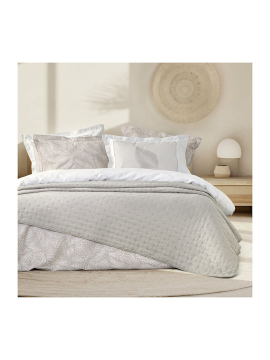 Nima Clay Set Coverlet Single Microfiber Clay Taupe 160x240cm