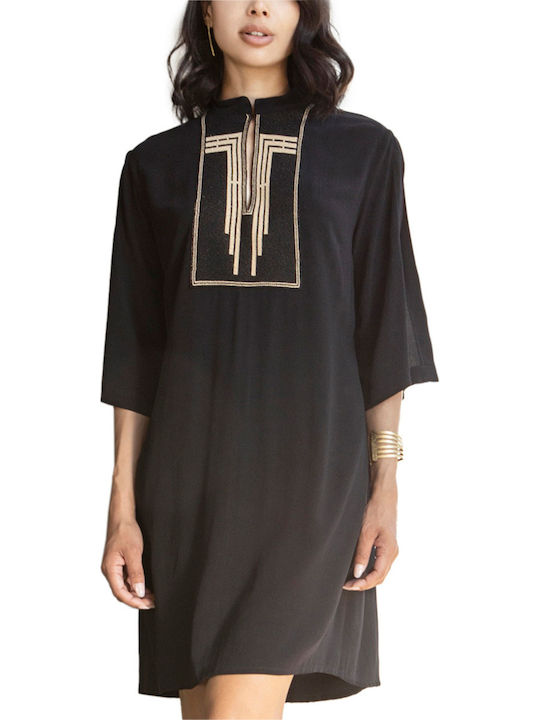 Aggel Evening Black Dress