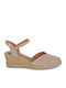 Serraje Women's Platforms in Espadrille Style Beige
