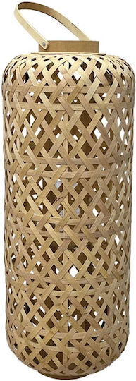 Marhome Laterne Korbweide Braun 27x27x73cm