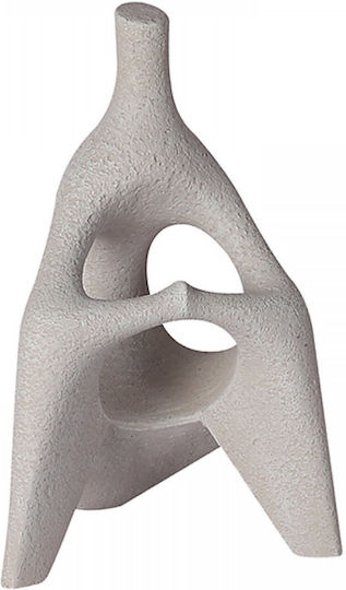 Abstraktes Skulptur Figur Mensch Weiß 23,5cm Ct485 Homeguru Ct485