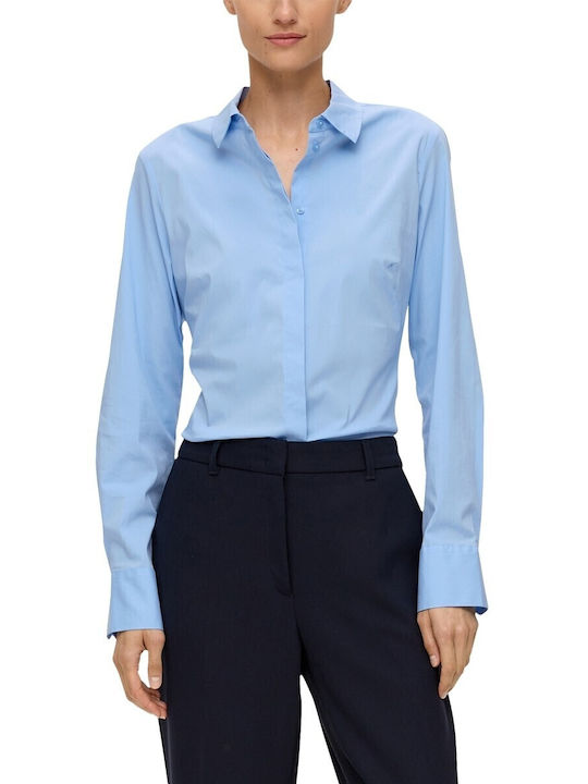 Long Sleeve Women's Shirt Light Blue