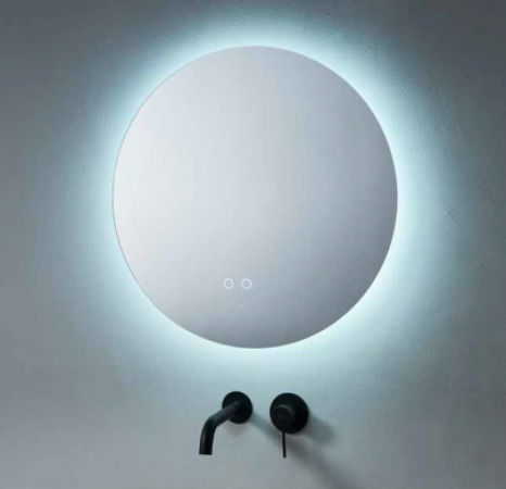 Tema Кръгло Огледало За Баня LED 60x60см