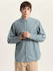Long Sleeve Striped Shirt Mystic Moss