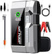 Portable Car Battery Starter with Power Bank Pump Flashlight 12V