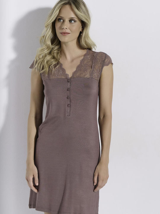 Jeannette Lingerie Καλοκαιρινό Γυναικείο Νυχτικ...