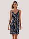 Modalove Summer Women's Nightgown Blue 700214 Nightdress Blue