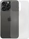 Pedea Umschlag Rückseite Silikon Transparent (iPhone 15 Pro Max)
