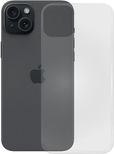 Pedea Silikon Rückseite Umschlag Transparent (iPhone 15 Plus)
