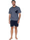 Rafael Summer Men's Pyjama Navy Blue