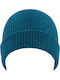 Beanie Unisex Σκούφος Πλεκτός σε Τιρκουάζ χρώμα