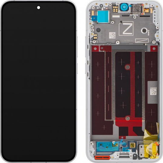 Oppo Οθόνη με Μηχανισμό Αφής για Reno13 (Λευκό)