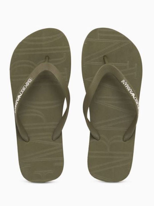 Emporio Armani Ανδρικά Flip Flops Χακί