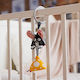 Babyono Hängendes Babyspielzeug für Kinderbett und Kinderwagen Maus für Neugeborene