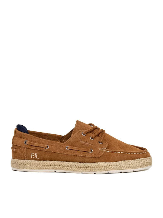 Pepe Jeans Deck Suede Men's Espadrilles In Brow...